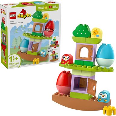 LEGO DUPLO MI PRIMER ÁRBOL DE EQUILIBRIO Y APILAMIENTO, JUGUETE EDUCATIVO - 1
