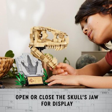 LEGO JURASSIC WORLD FÓSILES DE DINOSAURIOS, CRÁNEO DE T. REX, SET EDUCATIVO - 3
