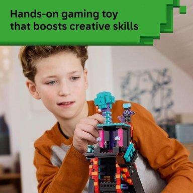 LEGO MINECRAFT TORRE DEL ENDERMAN, CONSTRUCCIÓN DE VIDEOJUEGOS 2 EN 1 - 4