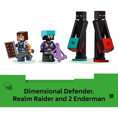 LEGO MINECRAFT TORRE DEL ENDERMAN, CONSTRUCCIÓN DE VIDEOJUEGOS 2 EN 1 - 5