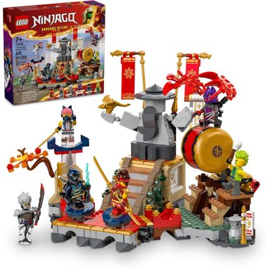 LEGO NINJAGO ARENA DE BATALLA DEL TORNEO, SET DE ACCIÓN CON 6 MINIFIGURAS - 1