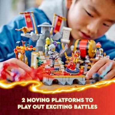 LEGO NINJAGO ARENA DE BATALLA DEL TORNEO, SET DE ACCIÓN CON 6 MINIFIGURAS - 3