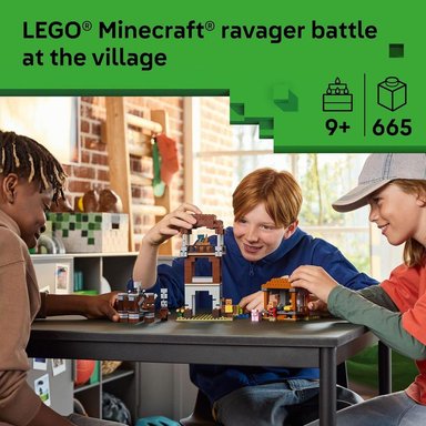 LEGO MINECRAFT PUESTO DE AVANZADA DE SAQUEADORES CON 3 MINIFIGURAS - 2