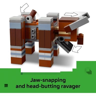 LEGO MINECRAFT PUESTO DE AVANZADA DE SAQUEADORES CON 3 MINIFIGURAS - 3