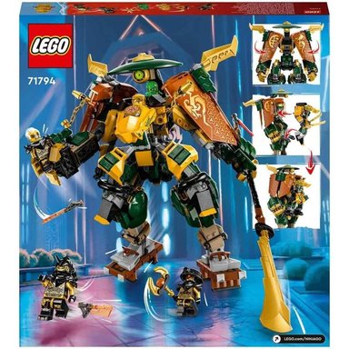 LEGO NINJAGO MECHS DE LLOYD Y ARIN CON 2 MECHS Y 5 FIGURAS - 2