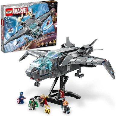 LEGO MARVEL LOS VENGADORES QUINJET SET DE NAVE CON MINIFIGURAS DE SUPERHÉROES