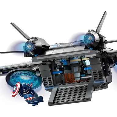 LEGO MARVEL LOS VENGADORES QUINJET SET DE NAVE CON MINIFIGURAS DE SUPERHÉROES - 3