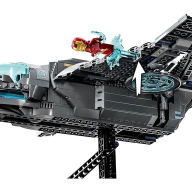 LEGO MARVEL LOS VENGADORES QUINJET SET DE NAVE CON MINIFIGURAS DE SUPERHÉROES - 4