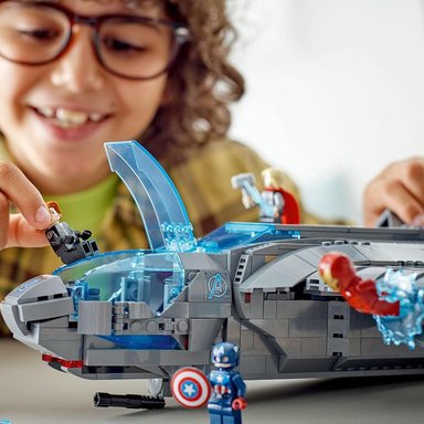 LEGO MARVEL LOS VENGADORES QUINJET SET DE NAVE CON MINIFIGURAS DE SUPERHÉROES - 5