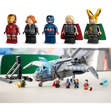 LEGO MARVEL LOS VENGADORES QUINJET SET DE NAVE CON MINIFIGURAS DE SUPERHÉROES - 6