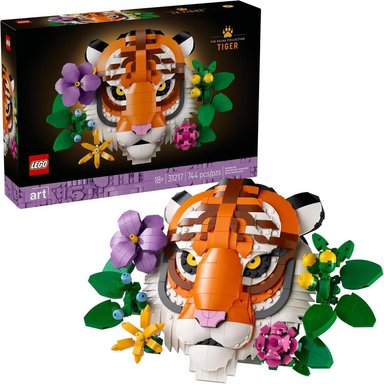 LEGO ART COLECCIÓN FAUNA TIGRE, SET DE CONSTRUCCIÓN COLECCIONABLE PARA ADULTOS