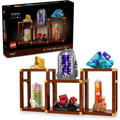 LEGO IDEAS COLECCIÓN MINERALES, SET DE CONSTRUCCIÓN Y DECORACIÓN