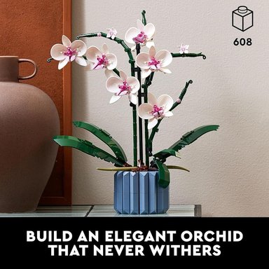 LEGO BOTANICALS ORQUÍDEA ARTIFICIAL SET DE CONSTRUCCIÓN DECORATIVO PARA EL HOGAR - 2
