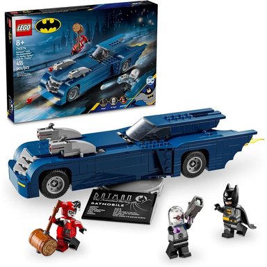 LEGO DC BATMAN BATMÓVIL CONTRA HARLEY QUINN Y MR. FREEZE, SET DE CONSTRUCCIÓN