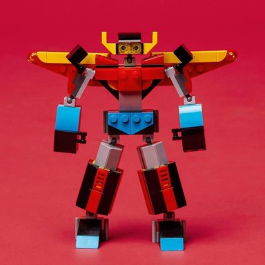 LEGO CREATOR 3 EN 1 SUPER ROBOTS SE TRANSFORMA EN DRAGÓN O AVIÓN DE JUGUETE - 4