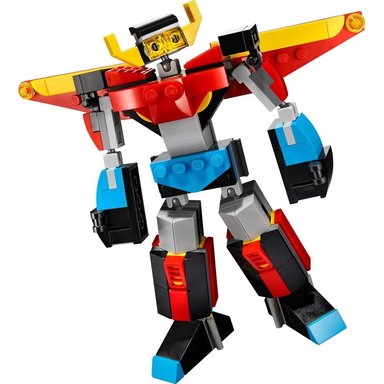 LEGO CREATOR 3 EN 1 SUPER ROBOTS SE TRANSFORMA EN DRAGÓN O AVIÓN DE JUGUETE - 5