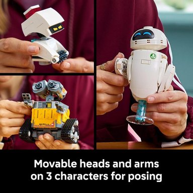 LEGO DISNEY Y PIXAR WALL-E Y EVE, SET DE CONSTRUCCIÓN PARA ADULTOS - 4