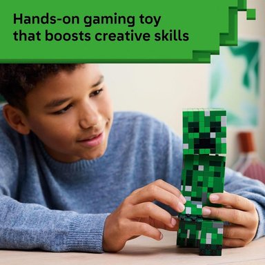 LEGO MINECRAFT CREEPER, CONSTRUCCIÓN Y MINIFIGURA PARA GAMERS - 4