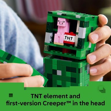 LEGO MINECRAFT CREEPER, CONSTRUCCIÓN Y MINIFIGURA PARA GAMERS - 5