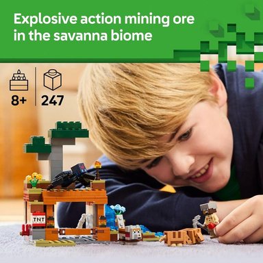 LEGO MINECRAFT EXPEDICIÓN A LA MINA DEL ARMADILLO, INCLUYE FIGURAS - 2
