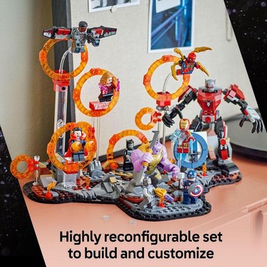 LEGO MARVEL AVENGERS ENDGAME BATALLA FINAL, INCLUYE 10 FIGURAS - 5