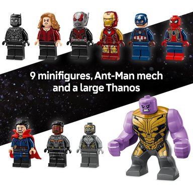 LEGO MARVEL AVENGERS ENDGAME BATALLA FINAL, INCLUYE 10 FIGURAS - 6