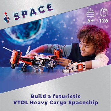 LEGO TECHNIC VTOL NAVE DE CARGA PESADA LT81, JUGUETE ESPACIAL PARA NIÑOS - 2