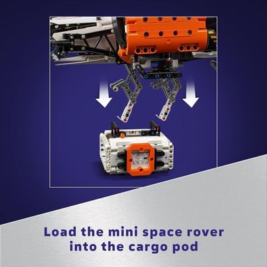 LEGO TECHNIC VTOL NAVE DE CARGA PESADA LT81, JUGUETE ESPACIAL PARA NIÑOS - 4