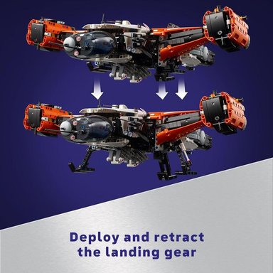 LEGO TECHNIC VTOL NAVE DE CARGA PESADA LT81, JUGUETE ESPACIAL PARA NIÑOS - 5