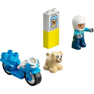 LEGO DUPLO TOWN MOTOCICLETA DE RESCATE DE POLICÍA JUGUETE EDUCATIVO PARA NIÑOS - 6