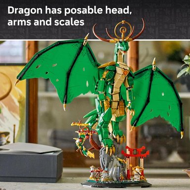 LEGO NINJAGO EL DRAGÓN GUARDIÁN, SET LEGENDS MONSTRUOSITY CON MINIFIGURA WU - 3