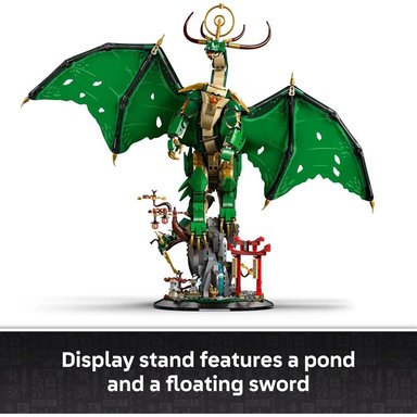 LEGO NINJAGO EL DRAGÓN GUARDIÁN, SET LEGENDS MONSTRUOSITY CON MINIFIGURA WU - 4