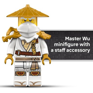 LEGO NINJAGO EL DRAGÓN GUARDIÁN, SET LEGENDS MONSTRUOSITY CON MINIFIGURA WU - 5