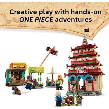 LEGO ONE PIECE BATALLA EN ARLONG PARK, SET DE CONSTRUCCIÓN Y 5 FIGURAS - 4