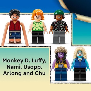 LEGO ONE PIECE BATALLA EN ARLONG PARK, SET DE CONSTRUCCIÓN Y 5 FIGURAS - 5