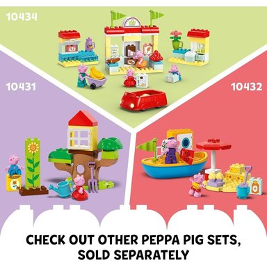 LEGO DUPLO CASA DE CUMPLEAÑOS DE PEPPA PIG CON 3 FIGURAS DE ANIMALES - 6