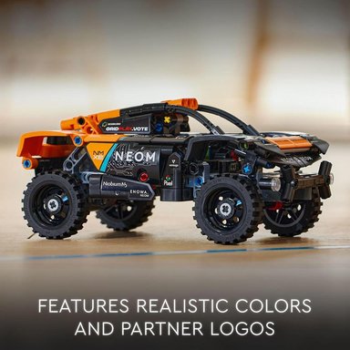 LEGO TECHNIC NEOM MCLAREN EXTREME E, COCHE DE CARRERAS TODOTERRENO DE FRICCIÓN - 5
