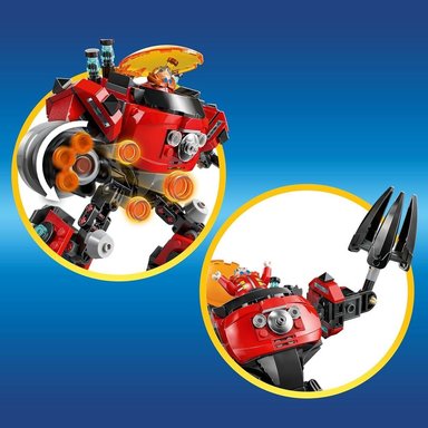LEGO SONIC KNUCKLES VS DR. EGGMAN, SET DE CONSTRUCCIÓN CON ROBOT Y MINIFIGURAS - 3