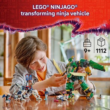 LEGO NINJAGO MECH DE LLOYD, CONSTRUCCIÓN TRANSFORMABLE CON MINIFIGURAS - 2