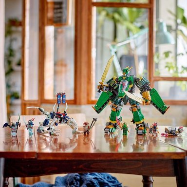 LEGO NINJAGO MECH DE LLOYD, CONSTRUCCIÓN TRANSFORMABLE CON MINIFIGURAS - 4