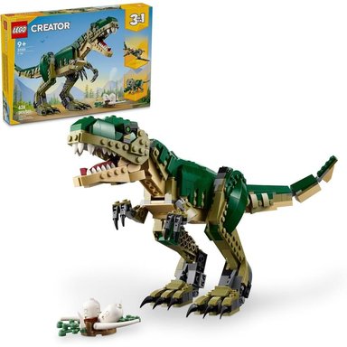 LEGO CREATOR 3 EN 1 T-REX, SET DE DINOSAURIOS CON 3 OPCIONES DE CONSTRUCCIÓN - 1