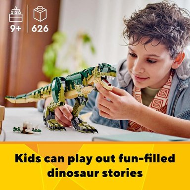LEGO CREATOR 3 EN 1 T-REX, SET DE DINOSAURIOS CON 3 OPCIONES DE CONSTRUCCIÓN - 3