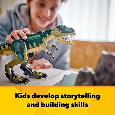 LEGO CREATOR 3 EN 1 T-REX, SET DE DINOSAURIOS CON 3 OPCIONES DE CONSTRUCCIÓN - 5