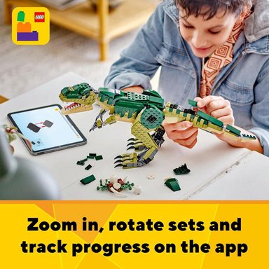 LEGO CREATOR 3 EN 1 T-REX, SET DE DINOSAURIOS CON 3 OPCIONES DE CONSTRUCCIÓN - 6