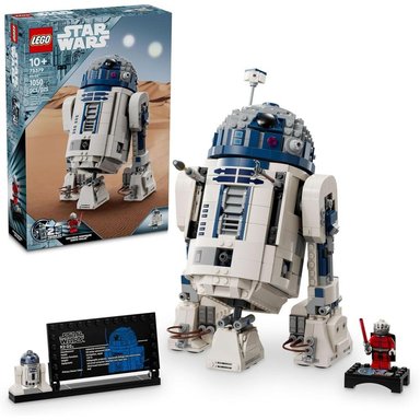 LEGO STAR WARS R2-D2, SET DE CONSTRUCCIÓN PARA JUGAR O EXHIBIR CON MINIFIGURA