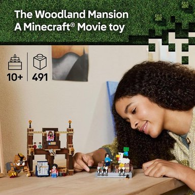 LEGO MINECRAFT RING DE LUCHA EN LA MANSIÓN DEL BOSQUE, INCLUYE FIGURAS - 2