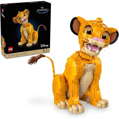 LEGO DISNEY SIMBA JOVEN, SET DE CONSTRUCCIÓN PARA ARMAR Y EXHIBIR