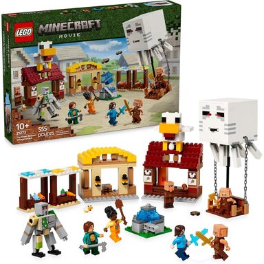 LEGO MINECRAFT ATAQUE DE GLOBOS GHAST A LA ALDEA, INCLUYE MINIFIGURAS - 1