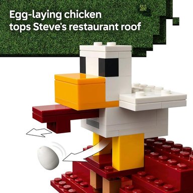 LEGO MINECRAFT ATAQUE DE GLOBOS GHAST A LA ALDEA, INCLUYE MINIFIGURAS - 4