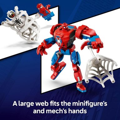 LEGO MARVEL SPIDER-MAN MECH VS. ANTI-VENOM, FIGURA DE ACCIÓN PARA ARMAR - 4